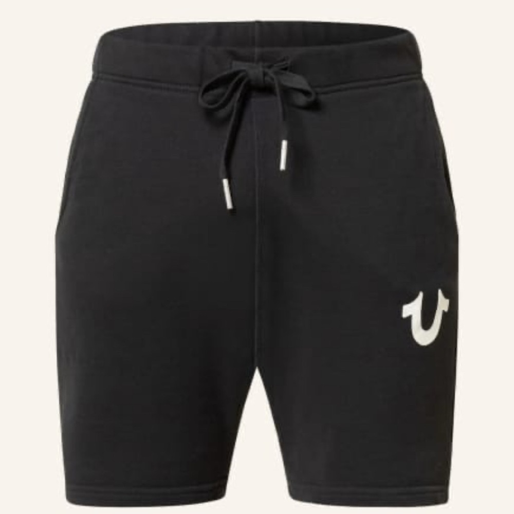 True Religion Men’s Horseshoe Vintage Fleece Shorts Size Large